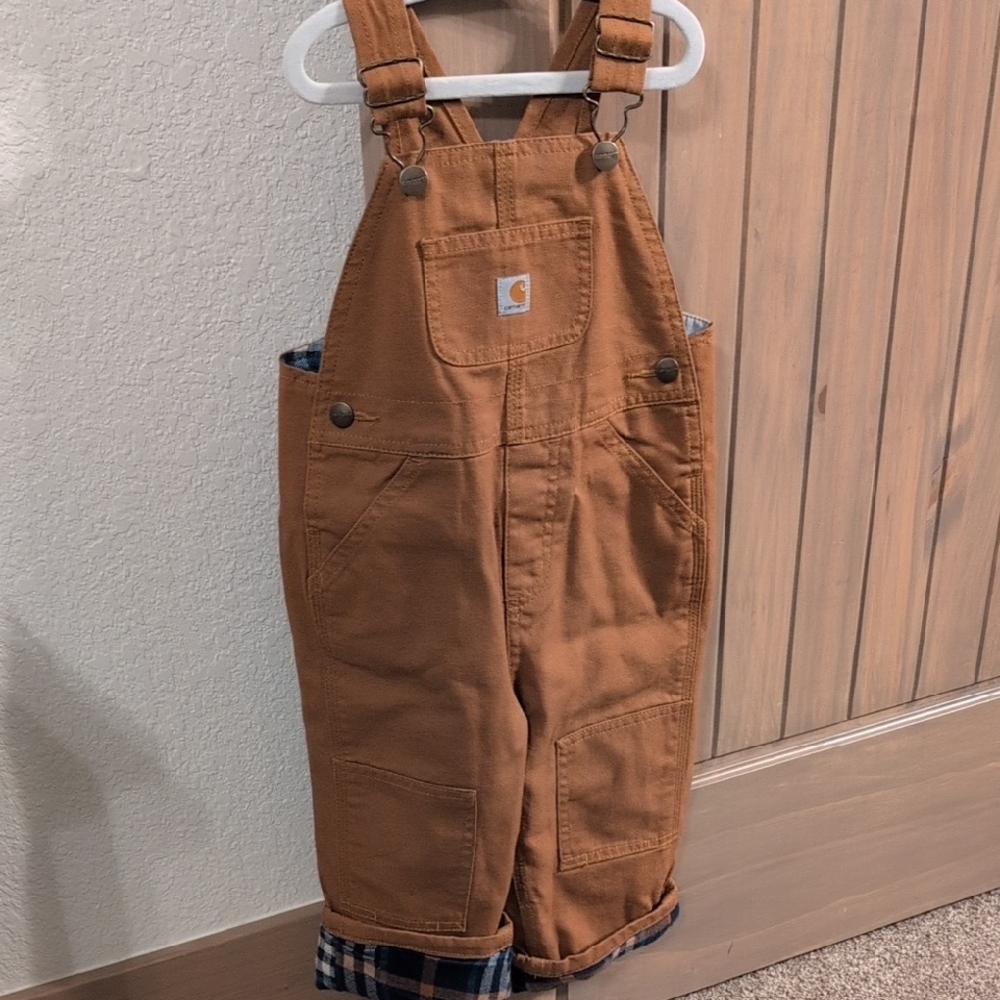 Carhartt Kids Tan Overalls